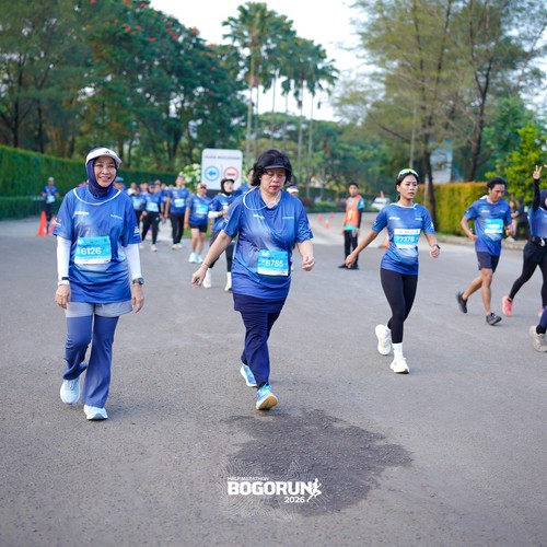 Race photo from BOGORUN 2026