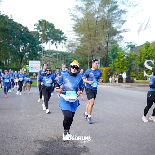 Race photo from BOGORUN 2026