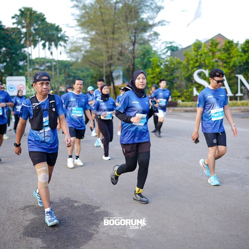 Race photo from BOGORUN 2026
