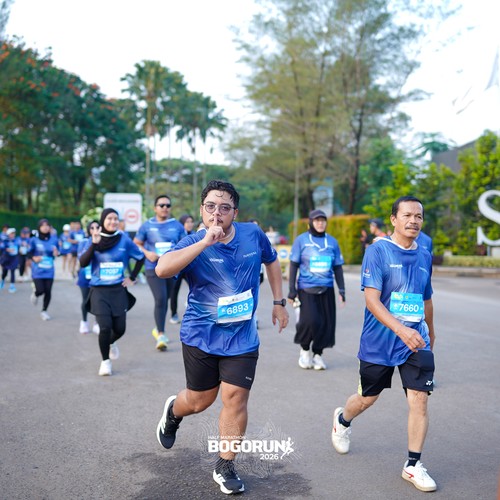 Race photo from BOGORUN 2026