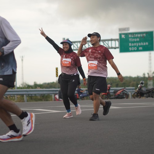 Race photo from KEDIRI HALF MARATHON 2026