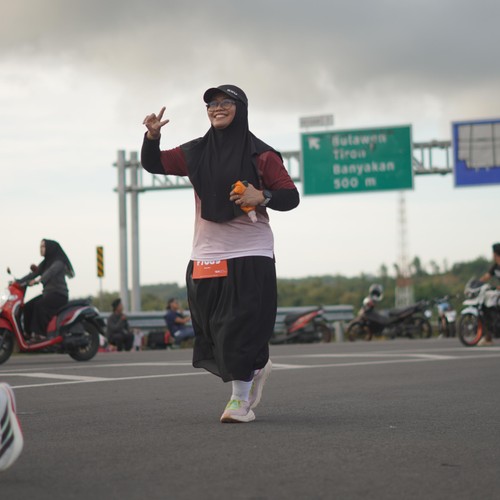 Race photo from KEDIRI HALF MARATHON 2026