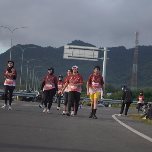 Race photo from KEDIRI HALF MARATHON 2026