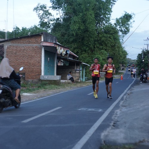 Race photo from KEDIRI HALF MARATHON 2026