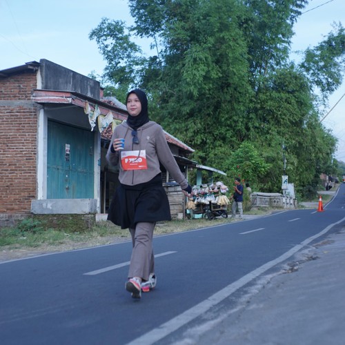 Race photo from KEDIRI HALF MARATHON 2026