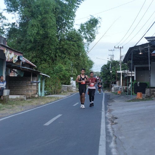 Race photo from KEDIRI HALF MARATHON 2026