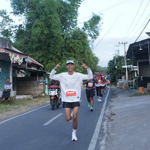 Race photo from KEDIRI HALF MARATHON 2026
