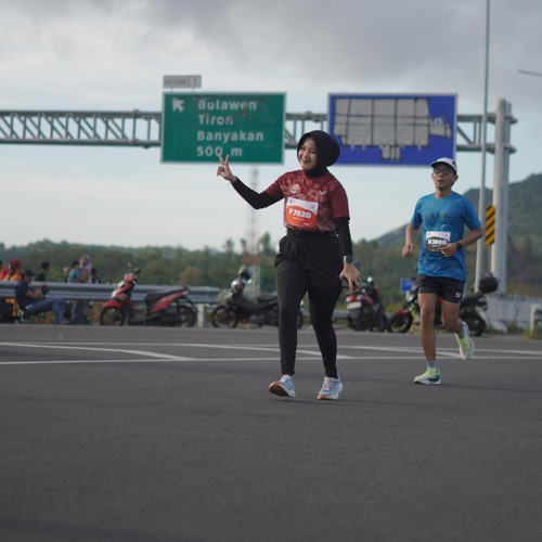 Race photo from KEDIRI HALF MARATHON 2026