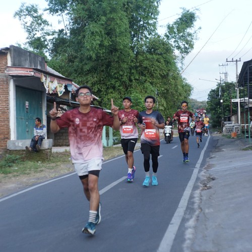 Race photo from KEDIRI HALF MARATHON 2026