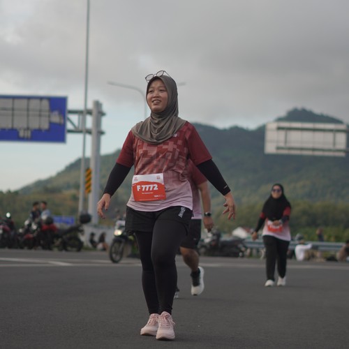 Race photo from KEDIRI HALF MARATHON 2026