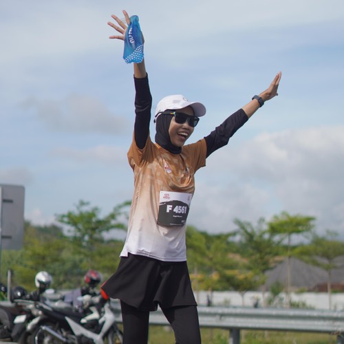Race photo from KEDIRI HALF MARATHON 2026
