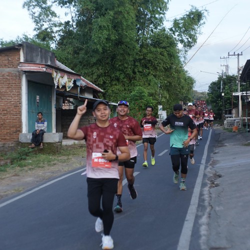 Race photo from KEDIRI HALF MARATHON 2026