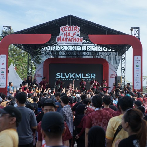 Race photo from KEDIRI HALF MARATHON 2026