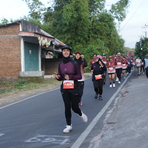 Race photo from KEDIRI HALF MARATHON 2026