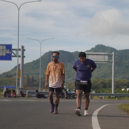Race photo from KEDIRI HALF MARATHON 2026