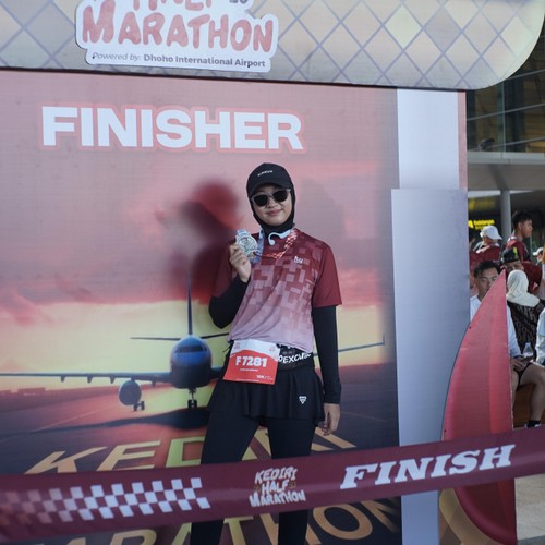 Race photo from KEDIRI HALF MARATHON 2026