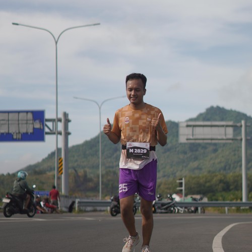 Race photo from KEDIRI HALF MARATHON 2026