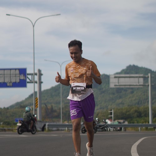 Race photo from KEDIRI HALF MARATHON 2026