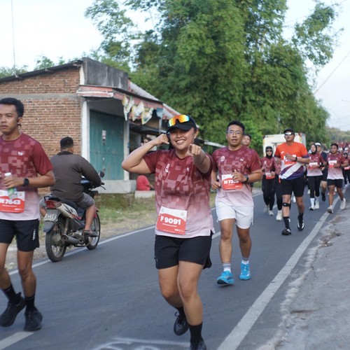 Race photo from KEDIRI HALF MARATHON 2026