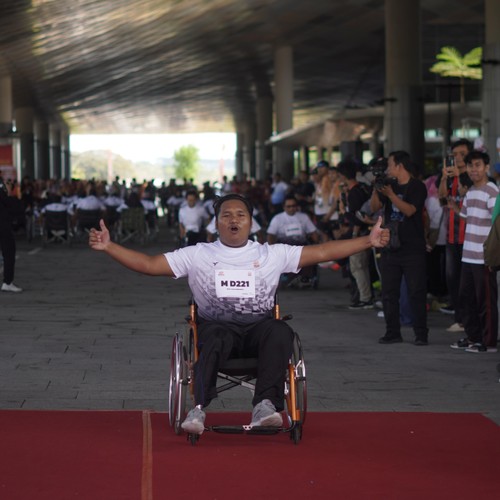 Race photo from KEDIRI HALF MARATHON 2026