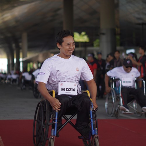 Race photo from KEDIRI HALF MARATHON 2026