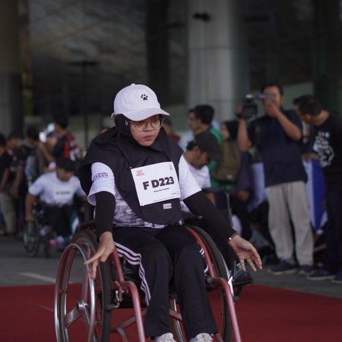 Race photo from KEDIRI HALF MARATHON 2026