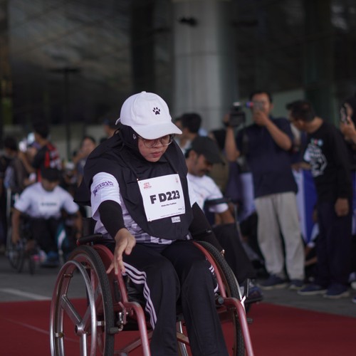 Race photo from KEDIRI HALF MARATHON 2026