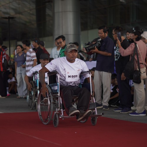 Race photo from KEDIRI HALF MARATHON 2026