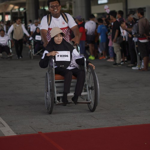 Race photo from KEDIRI HALF MARATHON 2026