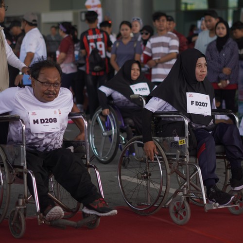 Race photo from KEDIRI HALF MARATHON 2026