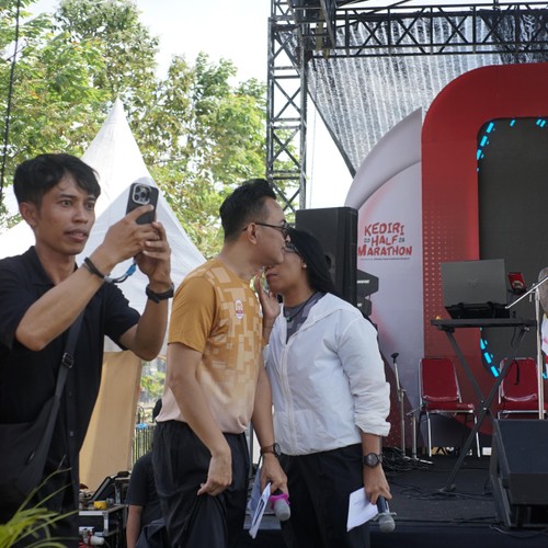 Race photo from KEDIRI HALF MARATHON 2026