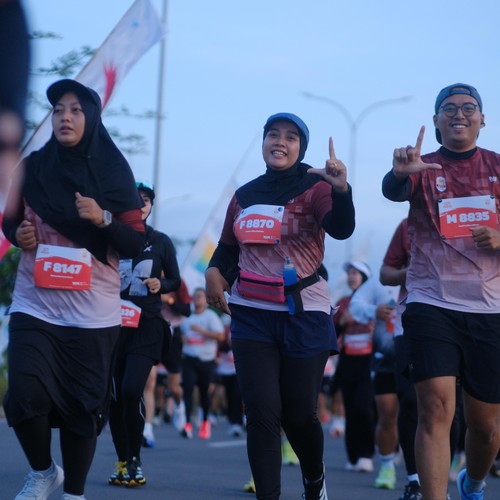 Race photo from KEDIRI HALF MARATHON 2026