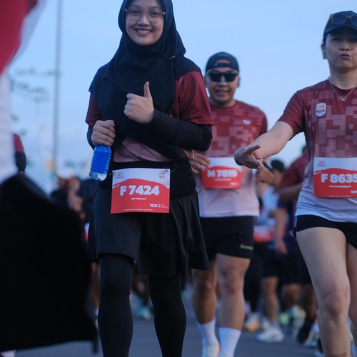Race photo from KEDIRI HALF MARATHON 2026