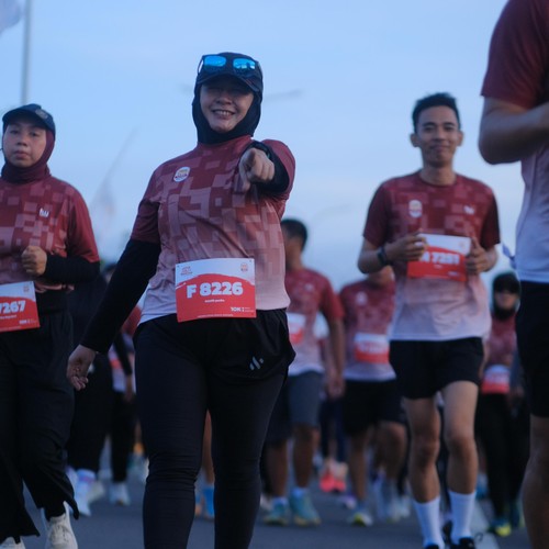 Race photo from KEDIRI HALF MARATHON 2026