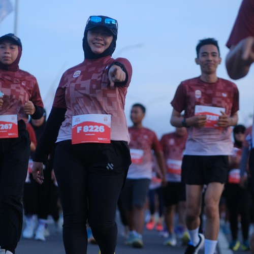 Race photo from KEDIRI HALF MARATHON 2026