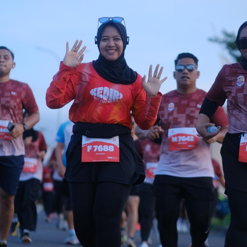 Race photo from KEDIRI HALF MARATHON 2026