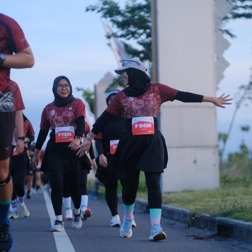 Race photo from KEDIRI HALF MARATHON 2026