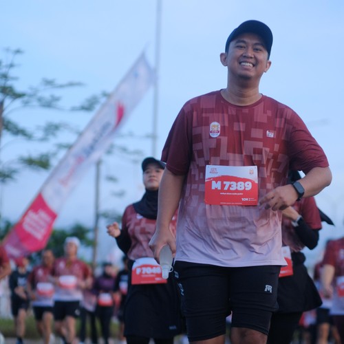 Race photo from KEDIRI HALF MARATHON 2026