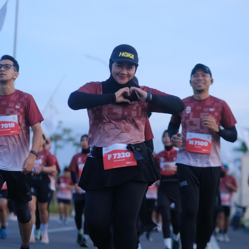 Race photo from KEDIRI HALF MARATHON 2026