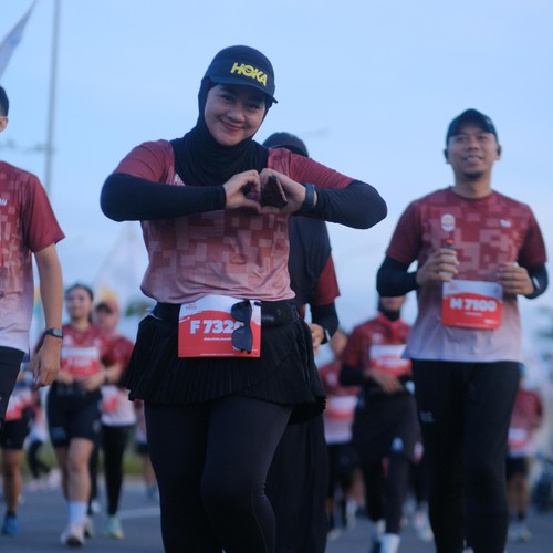 Race photo from KEDIRI HALF MARATHON 2026