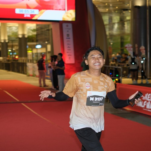 Race photo from KEDIRI HALF MARATHON 2026