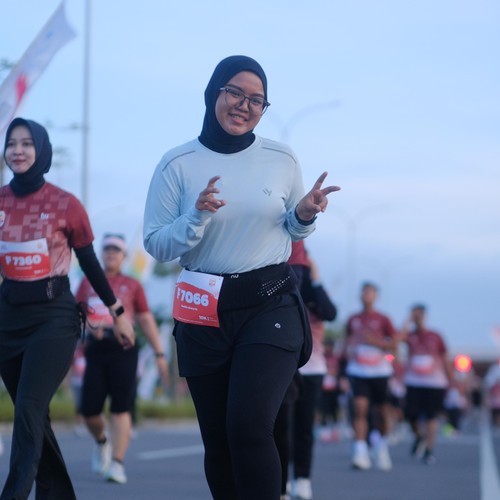 Race photo from KEDIRI HALF MARATHON 2026
