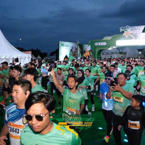 Race photo from ARUTMIN BORNEO RUN 2025
