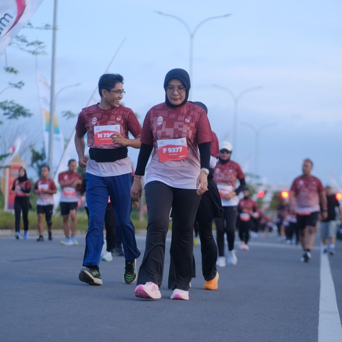 Race photo from KEDIRI HALF MARATHON 2026