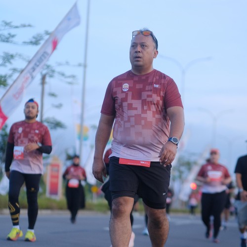 Race photo from KEDIRI HALF MARATHON 2026
