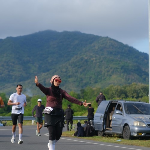 Race photo from KEDIRI HALF MARATHON 2026