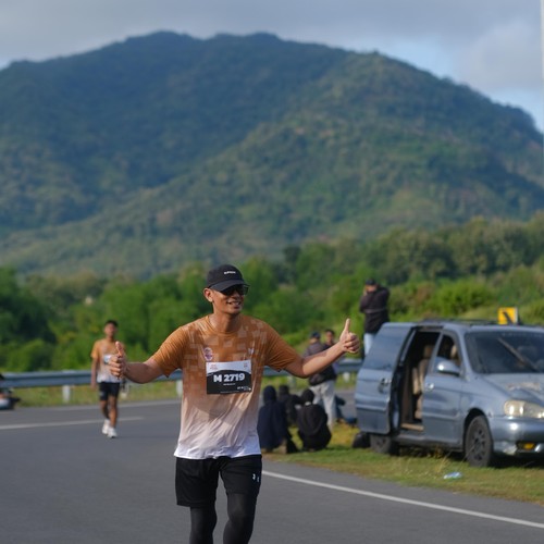 Race photo from KEDIRI HALF MARATHON 2026