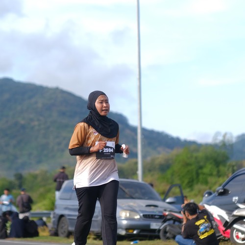 Race photo from KEDIRI HALF MARATHON 2026