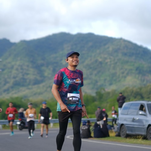 Race photo from KEDIRI HALF MARATHON 2026