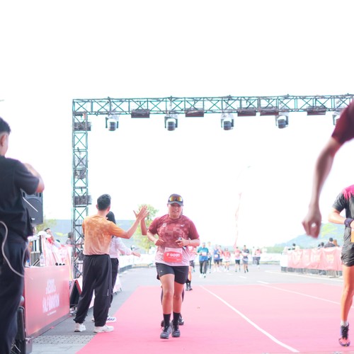 Race photo from KEDIRI HALF MARATHON 2026
